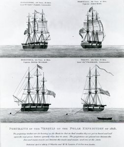 Portraits of the Vessels of the Polar Expedition of 1818