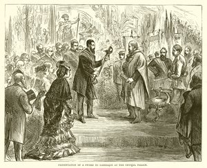 Presentation of a Sword to Garibaldi at the Crystal Palace by English School