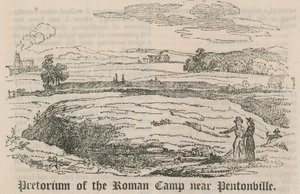 Pretorium of the Roman Camp near Pentonville, London by English School