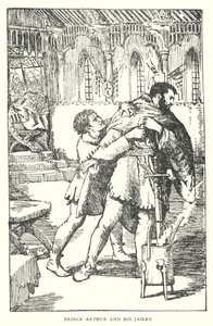 Prince Arthur and His Jailer by English School