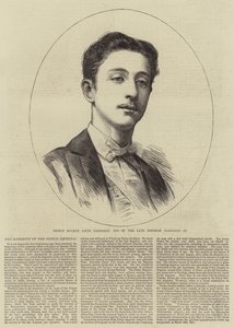 Prince Eugene Louis Napoleon, Son of the Late Emperor Napoleon III by English School