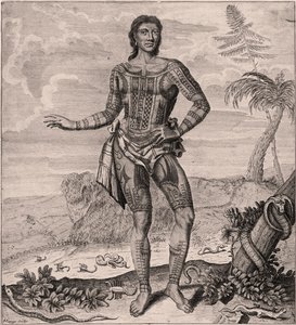 Prince Giolo from the Philippines, 1691 by English School