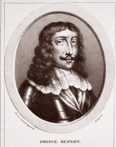 Prince Rupert, from an ancient engraving, engraved by de Ducarme