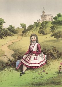 Princess Louisa Victoria of Wales by English School