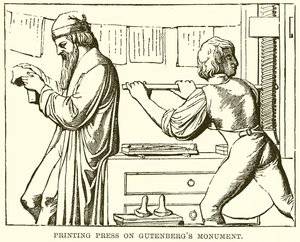 Printing Press on Gutenberg