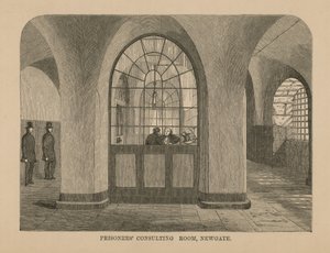 Prisoners Consulting Room at Newgate by English School