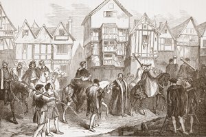 Procession of Wolsey to Westminster Hall by English School