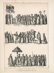 Procession of the Doge of Venice by English School