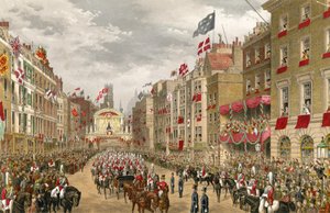 Processions at Temple Bar by English School