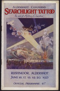 Programme for the Aldershot Command Searchlight Tattoo, Rushmoor, Aldershot, Hampshire by English School