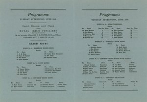 Programme for the First International Rodeo by English School