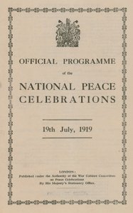 Programme of the National Peace Celebrations by English School