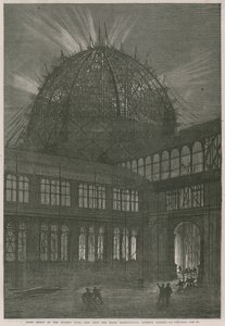 Night effect of the western dome by English School