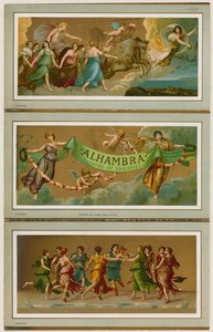 Promotional leaflet for the Alhambra Theatre of Varieties, London by English School