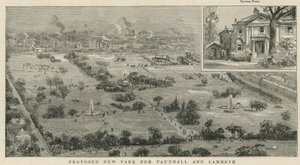 Proposed new park for Vauxhall and Lambeth by English School