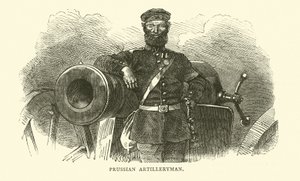 Prussian Artilleryman, September 1870 by English School