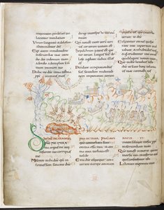 Psalm 6 from the Harley Psalter