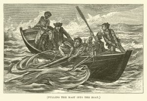 Pulling the Mast into the Boat