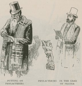 Putting on Phylacteries; Phylacteries in the Garb of Prayer by English School