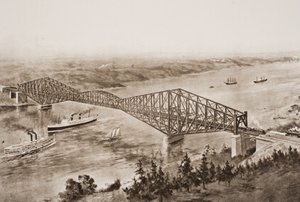 Quebec Bridge over the St. Lawrence River, Canada
