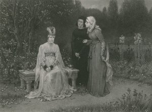 Queen Isabella and Her Ladies, King Richard II by English School