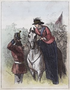 Queen Victoria Distributing the Victoria Cross by English School