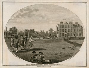 Quoits in 1788, Played Opposite the Horns, Kennington Common by English School
