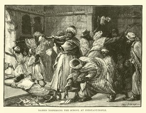 Rabbis Dispersing the School at Constantinople by English School