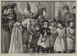 Ready, aye ready!: a group of children going on a summer trip to the countryside by English School