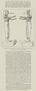 Recent Antiquarian Discoveries at Thebes, Upper Egypt, Figures of Isis and Nephthis by English School