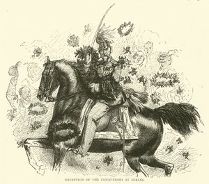Reception of the Conquerors at Berlin, April 1871 by English School
