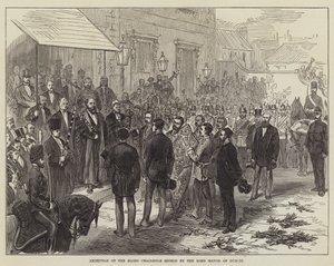 Reception of the Elcho Challenge Shield by the Lord Mayor of Dublin by English School