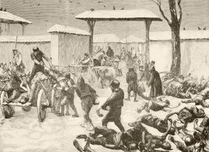 Recovering the Dead After the Siege of Plevna, Bulgaria in 1877