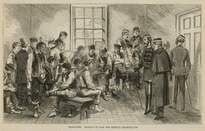 Recruiting: Waiting to pass the medical examination by English School