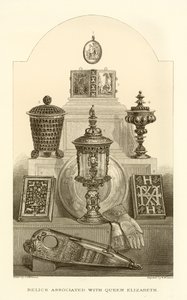Relics Associated with Queen Elizabeth by English School