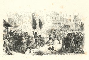 Religious Persecution; Louis XVI by English School