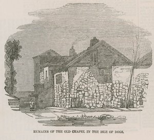 Remains of the Old Chapel in the Isle of Dogs by English School