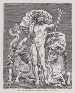 Renaissance Composition Rendered in Line by English School