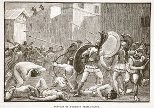 Repulse of Pyrrhus from Sparta by English School