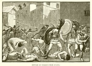 Repulse of Pyrrhus from Sparta by English School