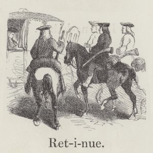 Retinue by English School