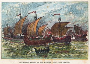 Return of the English Fleet After the Battle of Agincourt