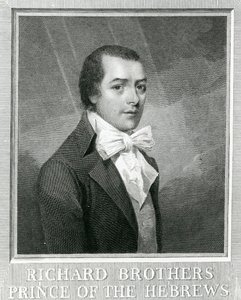 Richard Brothers (engraving) by English School