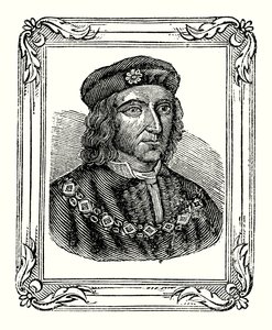 Richard III was born in 1450, crowned in 1483, slain in 1485 by English School