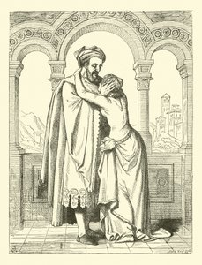 Rienzi and His Daughter by English School