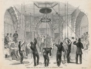 Ringing Out the Old Year in the Belfry of Cripplegate Church by English School