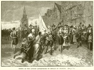 Rising of the London Apprentices on behalf of Charles by English School
