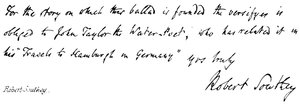 Robert Southey by English School