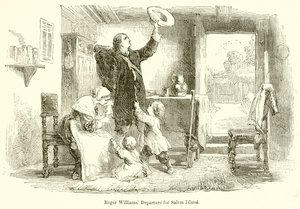 Roger Williams Departure for Salem Island