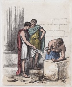 Romans Teaching the Britons to Build by English School